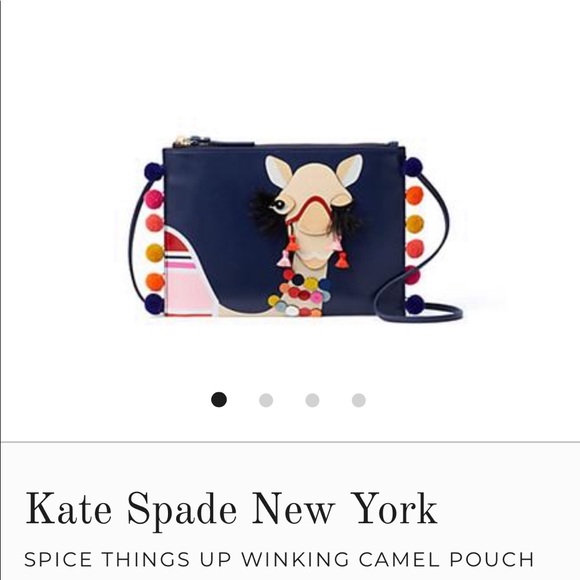 kate spade Handbags - ✨Kate Spade Winking Camel Blue Multicolored Bag